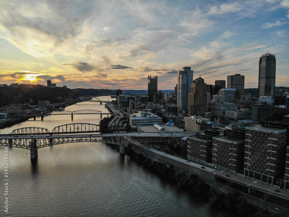 Pittsburgh at Sunset