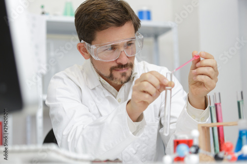 laboratory pipette worker photo