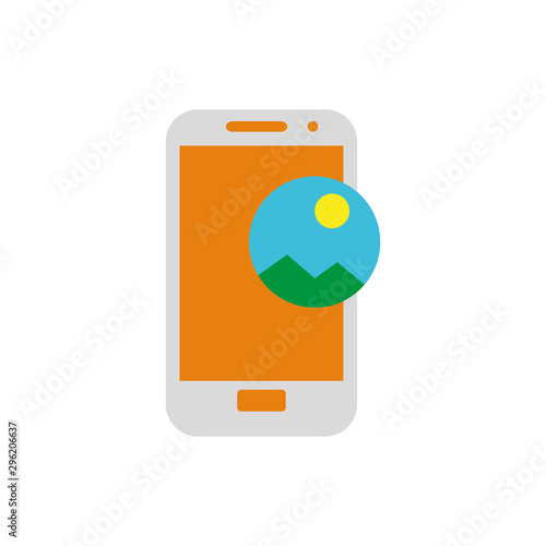 Free Download Isolated smartphone icon flat vector design - GFXLoad