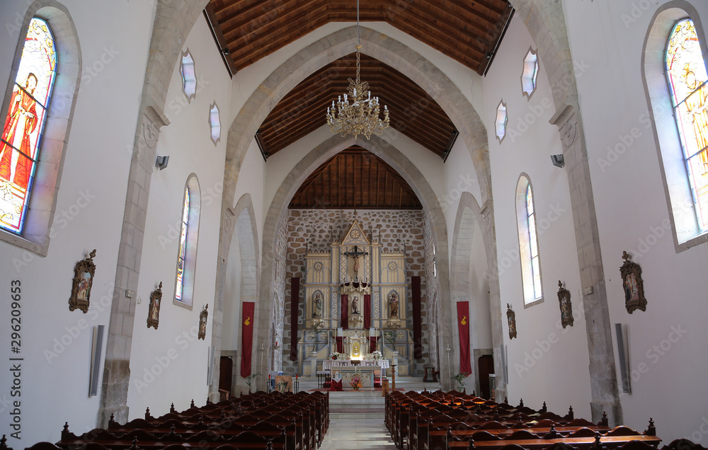 Iglesia de San Juan Bautista, Vallehermoso, La Gomera, Santa Cruz de Tenerife, Islas Canarias, España Iglesia de San Juan Bautista, Vallehermoso, La Gomera, Santa Cruz de Tenerife, Islas Canarias, España