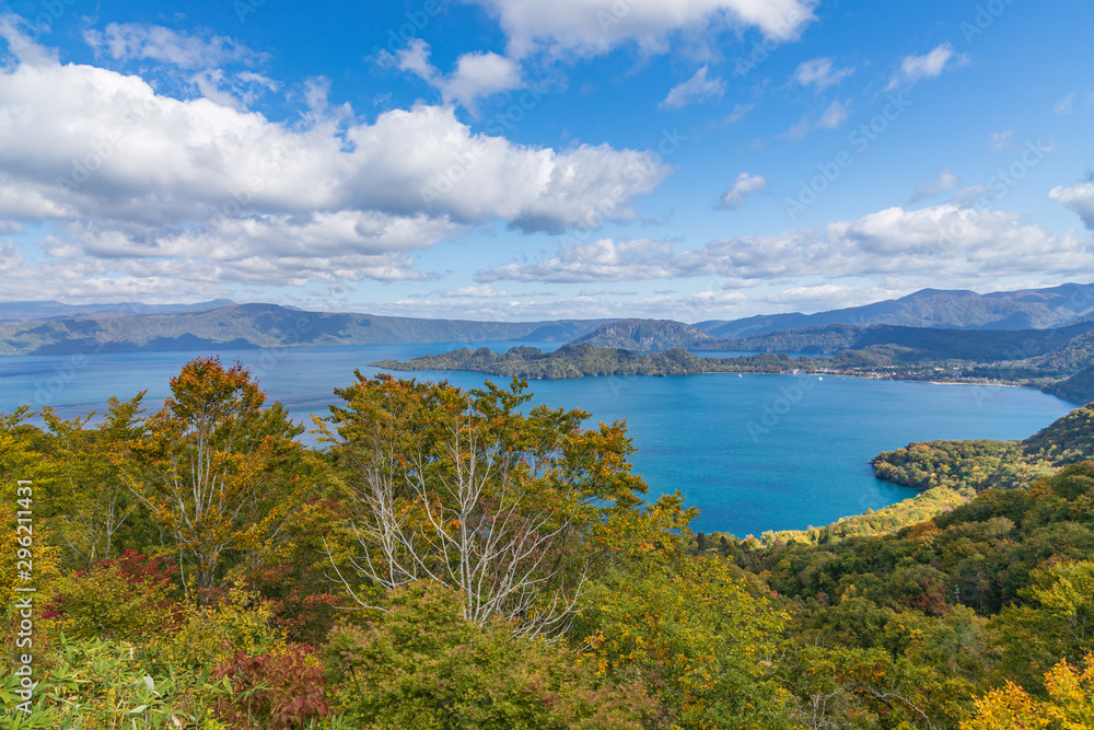 Towada Hachimantai National Park in early autumn