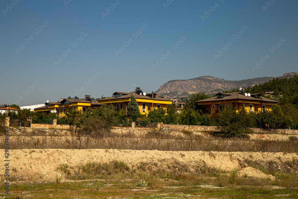 Fototapeta premium village in the mountains
