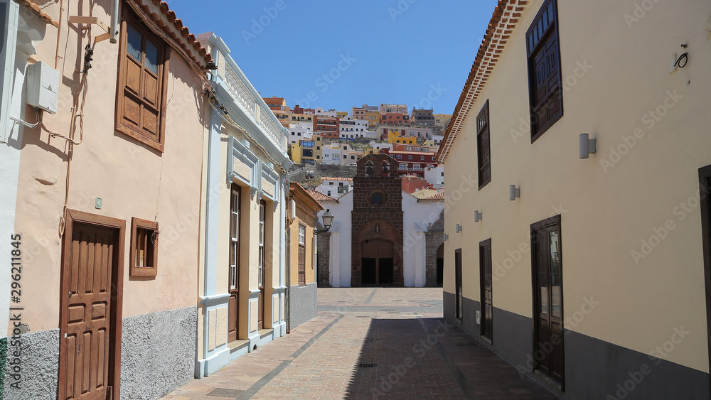 Fototapeta premium Iglesia de Nuestra Señora de la Asunción, San Sebastián de la Gomera, Santa Cruz de Tenerife, España