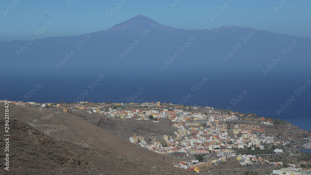 Vista desde el Teide desde La Gomera