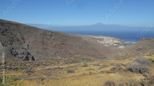 Vista desde el Teide desde La Gomera