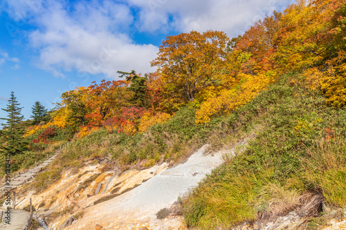 Towada Hachimantai National Park in early autumn