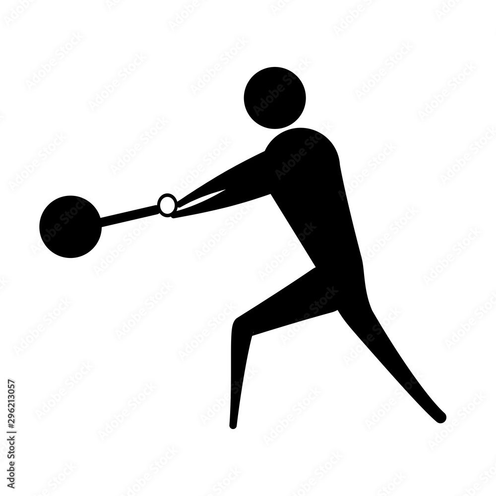 Avatar doing sport flat vector design Avatar doing sport flat vector design