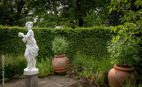 Beautiful flowers, trees and plants and garden landscaping in Sissinghurst Caslte Gardens photo