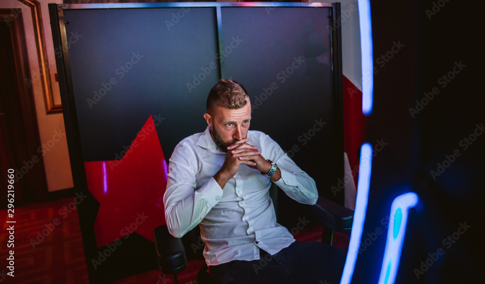 Αυτοκόλλητο Hoping to win casino player