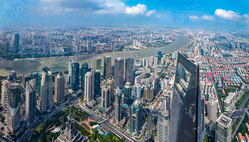 aerial view of Shanghai © Cheryl
