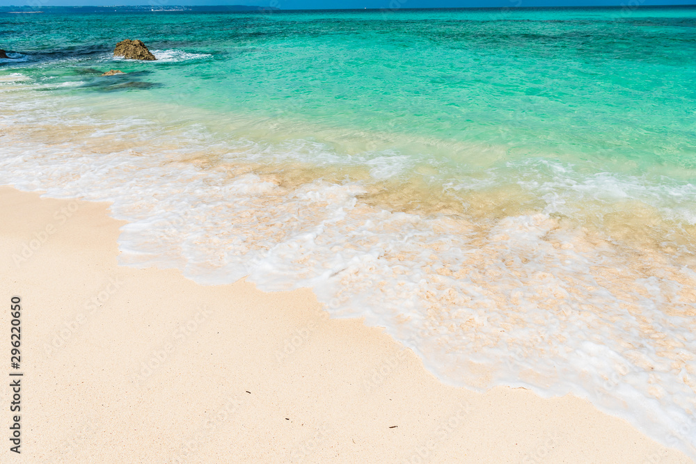 Obraz premium 宮古島の海 Beautiful beach in Miyakojima Island, Okinawa.