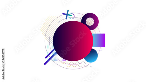 Geometric background colorful abstract. Use for modern design, cover, template, decorated, brochure