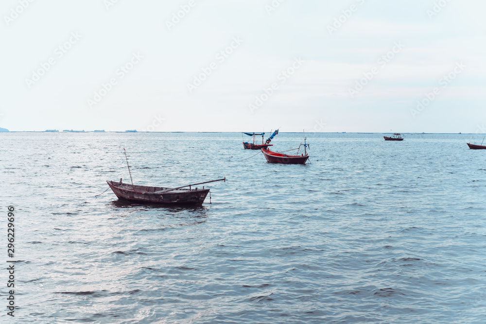 fishing boat in the sea