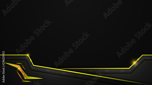 metallic frame sport gaming design concept background