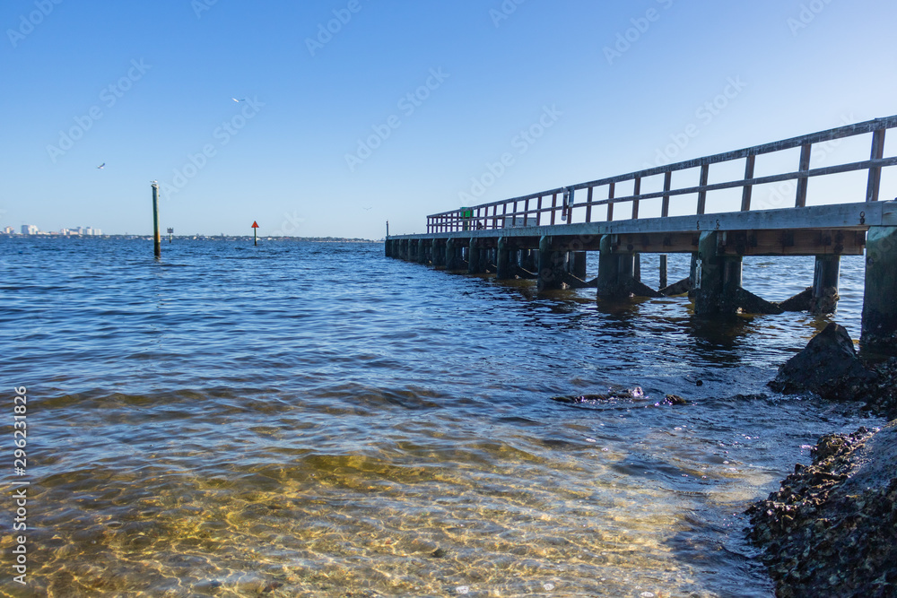 fishing bridge in Tampa Bay