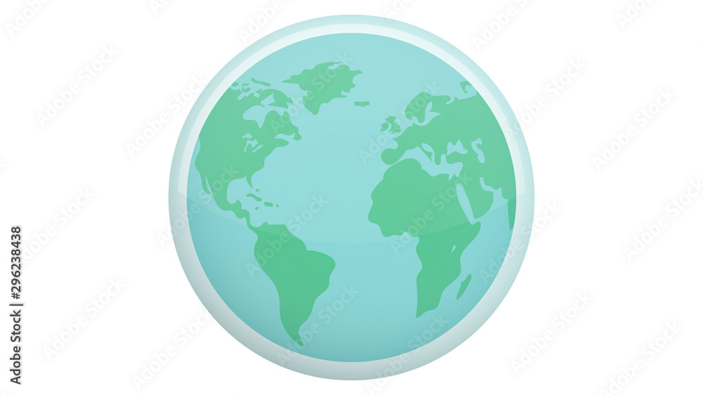 Earth atmosphere vector. Earth icon vector design. Globe vector icon Earth atmosphere vector. Earth icon vector design. Globe vector icon