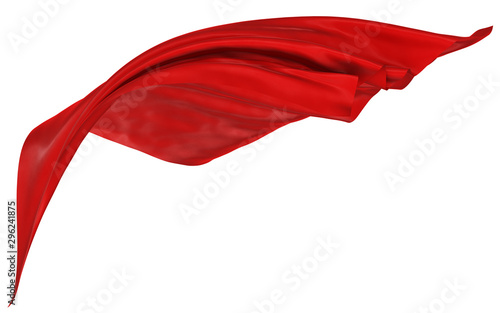 Obraz na płótnie Red cloth w salonie