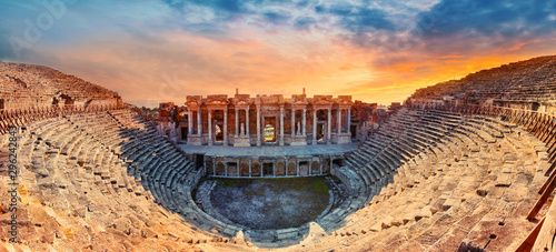 Amphitheater in ancient city of Hierapolis © alexlukin