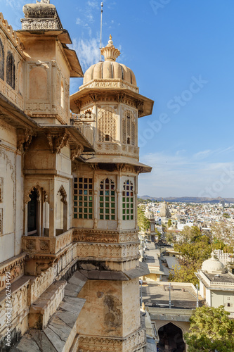 City palace in Udaipur. India