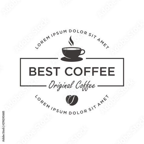 coffee shop logo, design concept inspiration