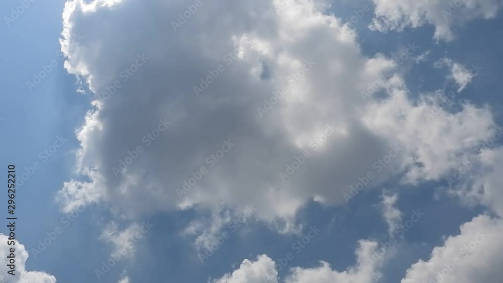 Time lapse of cumulus clouds Time lapse of cumulus clouds