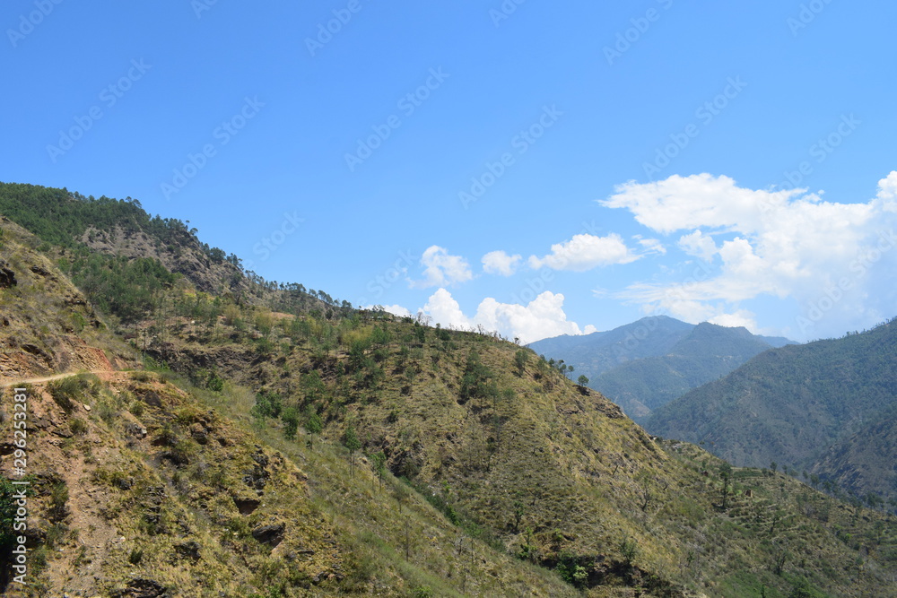 Beautiful landscape in eastern part of Nepal hillside