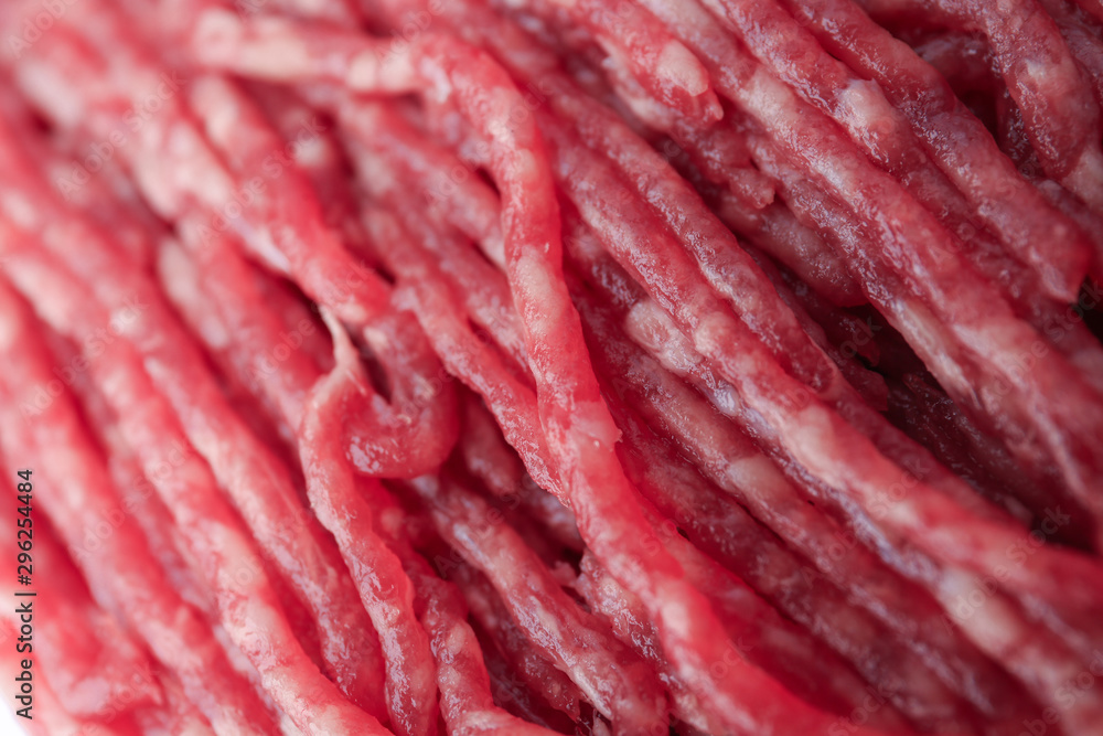 Fresh raw minced meat as background, closeup Fresh raw minced meat as background, closeup
