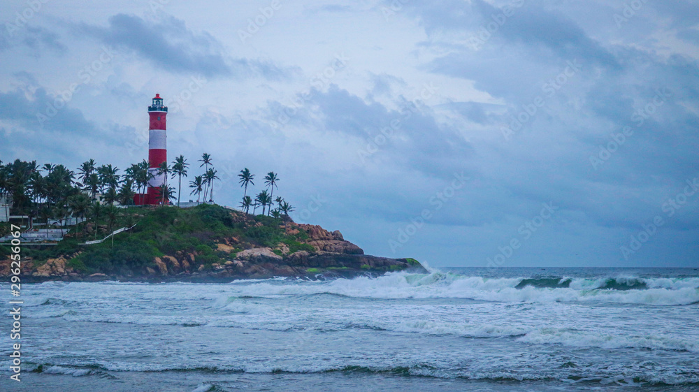 Beautiful Lighthouse of Kovalam Trivandrum Kerala