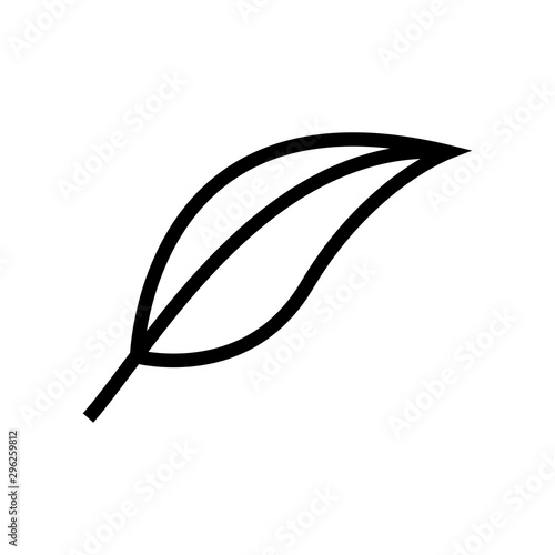 Leaf Line Icon Vector Illustration Design Template Eps - 10