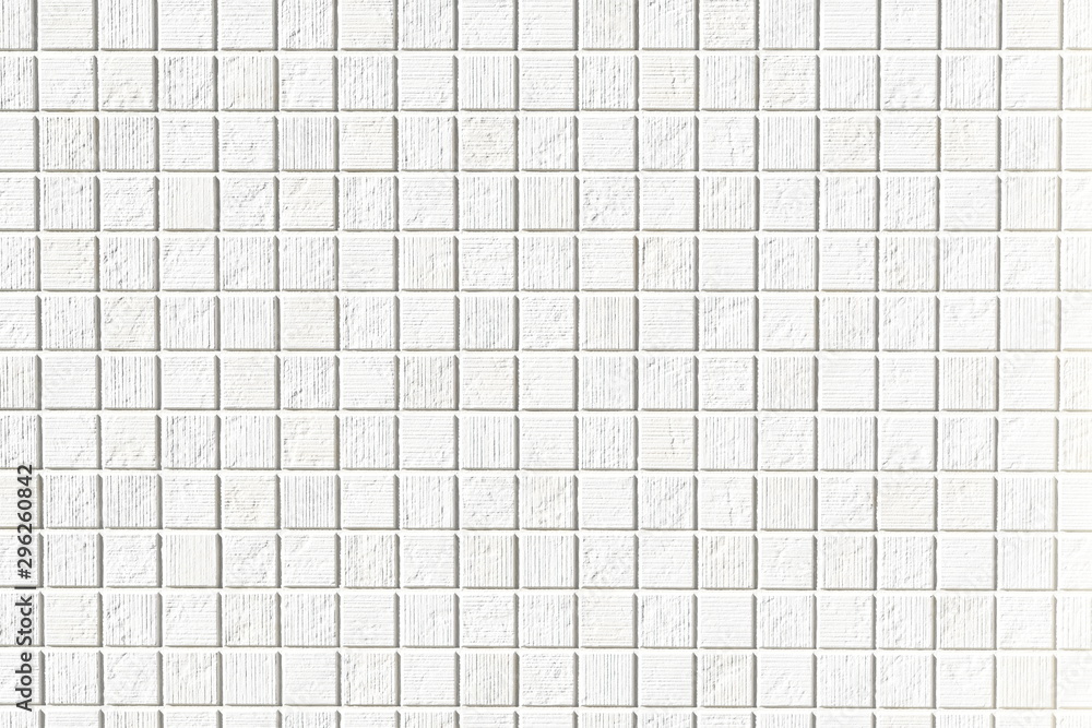 Fototapeta premium 白色のタイル壁