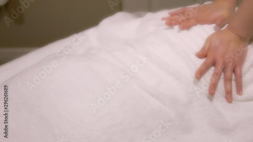 Close up of massage techniques