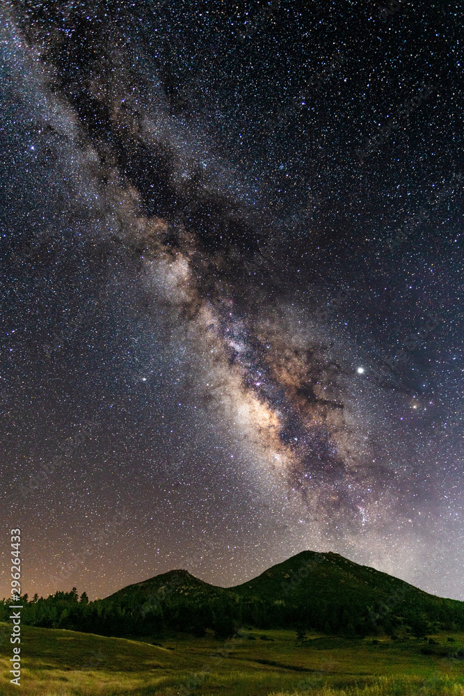 Milky Way, Mountain, and Meadow
