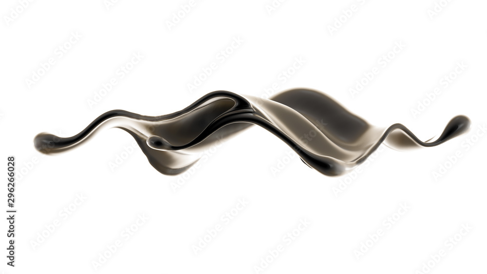 Splash fluid. 3d illustration, 3d rendering. Splash fluid. 3d illustration, 3d rendering.