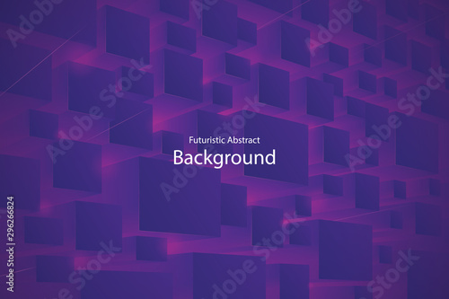 Cube Futuristic Abstract Background