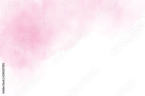 pink watercolor wash splash background