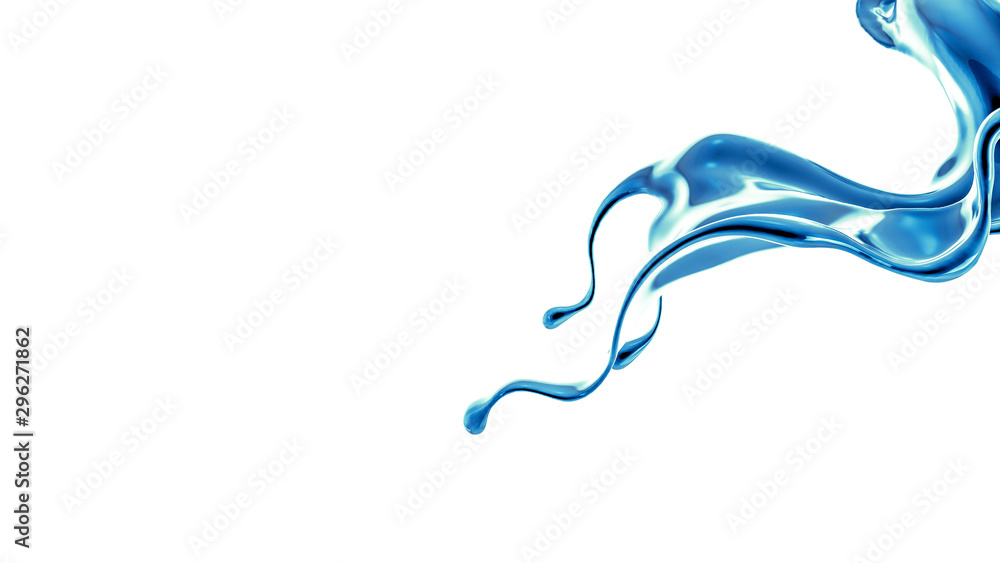 Splash fluid. 3d illustration, 3d rendering. Splash fluid. 3d illustration, 3d rendering.