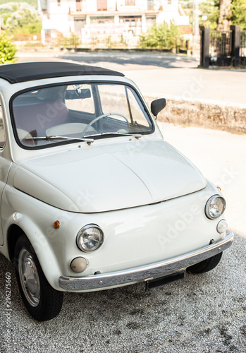 Small italian vintage car. © Deyan Georgiev