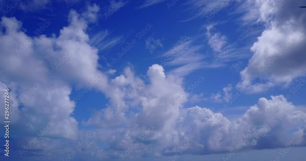 Cloud formation over the sky in Indonesia 4K