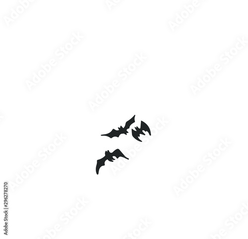 siluetas de murcielagos volando