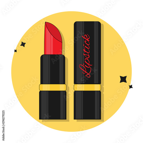 pomade flat illustration. Modern vector card concept for design