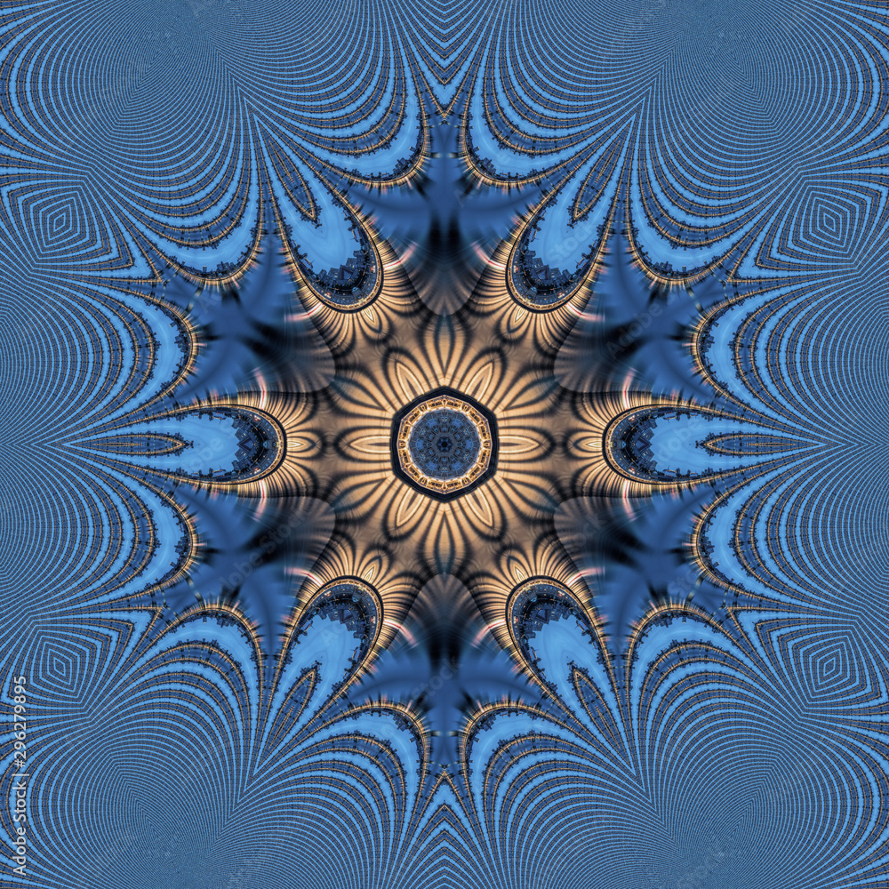 Kaleidoskop in blau Kaleidoskop in blau