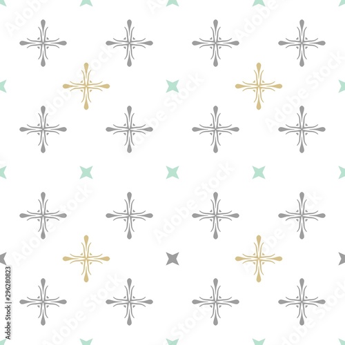 Seamless ornate pattern. Endless tiling for fabric design  wallpapers  wrapping paper