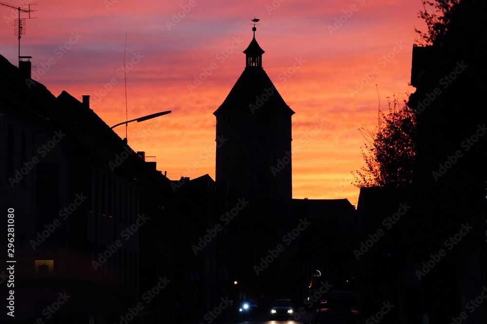 Gunzenhausen - Blasturm im Abendrot