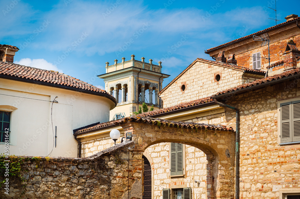 View of Cella Monte Monferrato, unesco world heritage