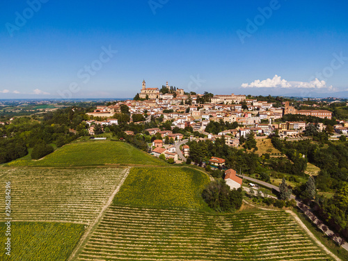 Landscape of Vignale Monferrato, unesco world heritage photo