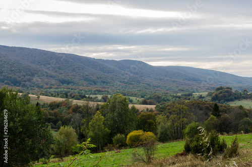 Bieszczady panorama z połoniny caryńskiej 