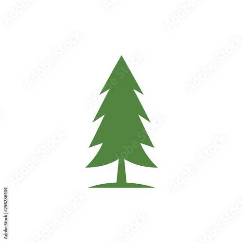 pine tree logo vector