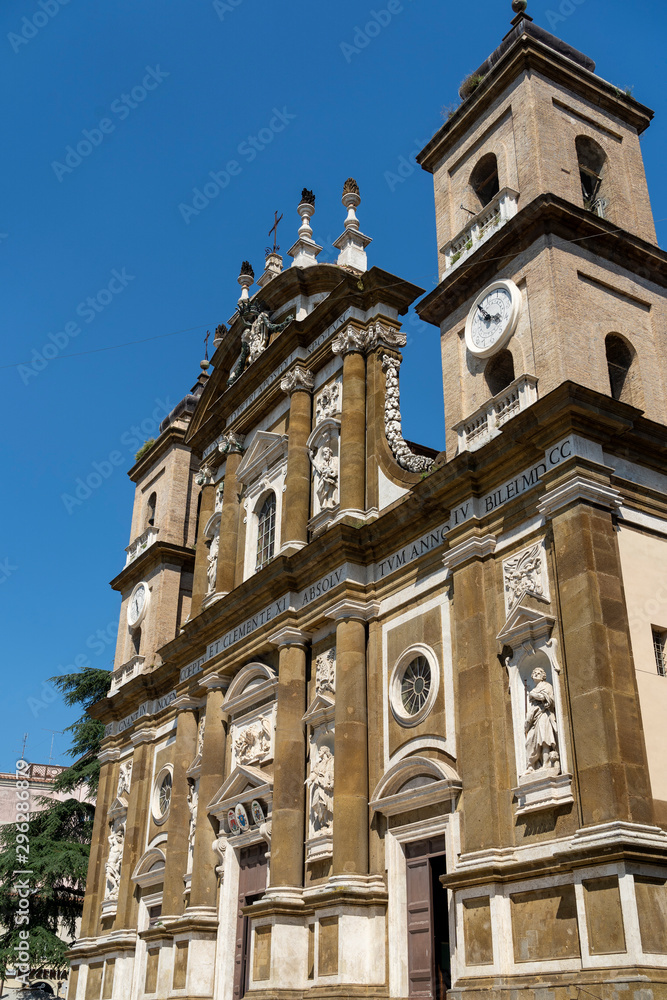 Facade of the Frascati cathedral