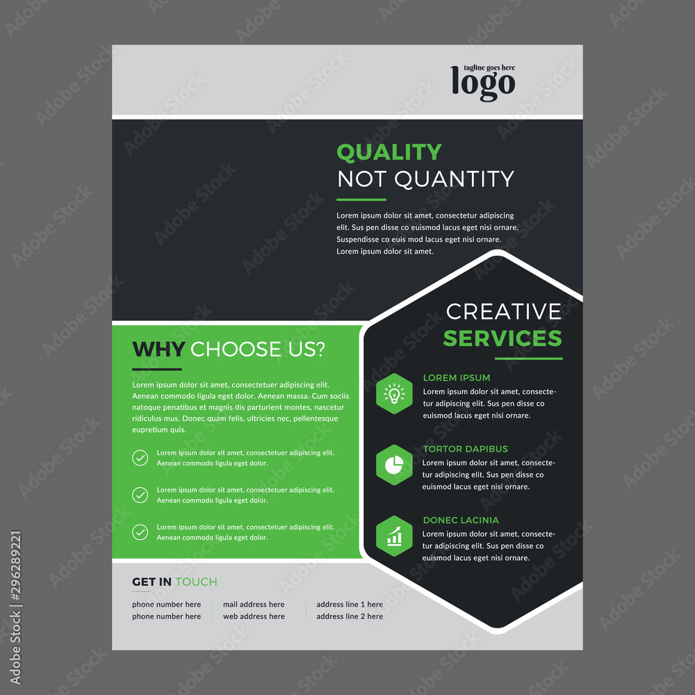 Corporate flyer template, business leaflet design Corporate flyer template, business leaflet design