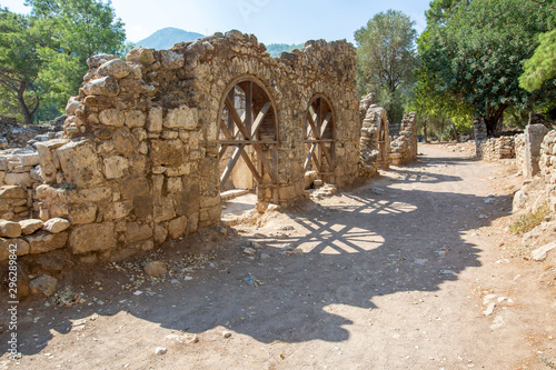 View on the ancient ruins o...